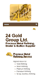 Mobile Screenshot of 24gold.ca